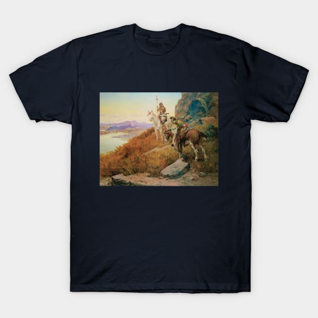 Watching for the White Man's Boats by Olaf Seltzer T-Shirt by MasterpieceCafe